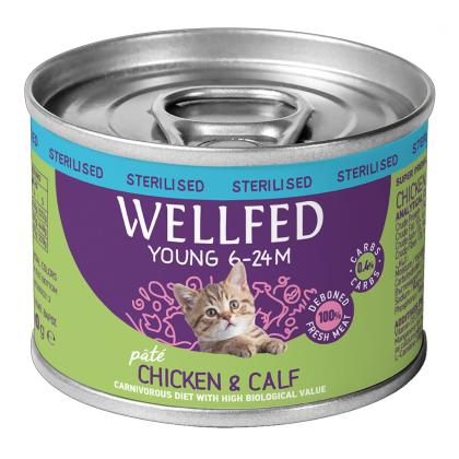 Wellfed Young Sterilised Chicken & Calf