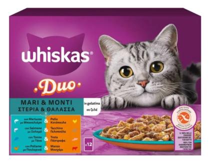 Whiskas Casserole Multipack Duo σε Ζελέ 12x85g