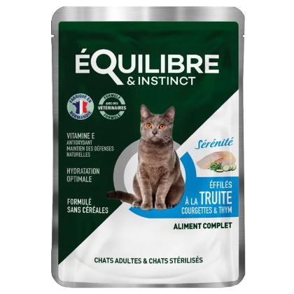 Equilibre & Instinct Sterilised Cat σε Σάλτσα 85g