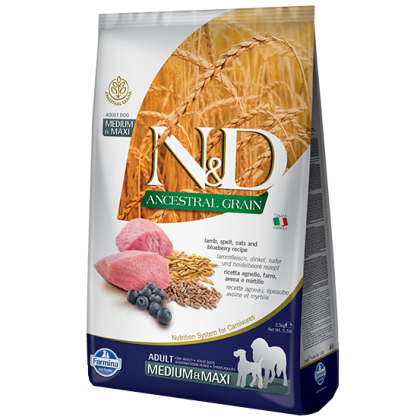 N&D Ancestral Grain Lamb & Blueberry Adult Medium & Maxi